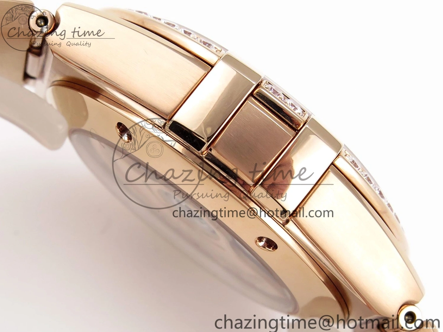 0511 Soft Constellation 39mm RG Diamonds Bezel ASWF 1:1 Best Edition White Dial on RG Bracelet A 7783